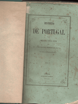 História de Portugal nos séculos 17 e 18 volume 2