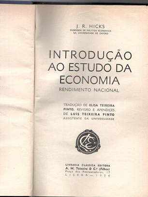 Introdução ao estudo da economia