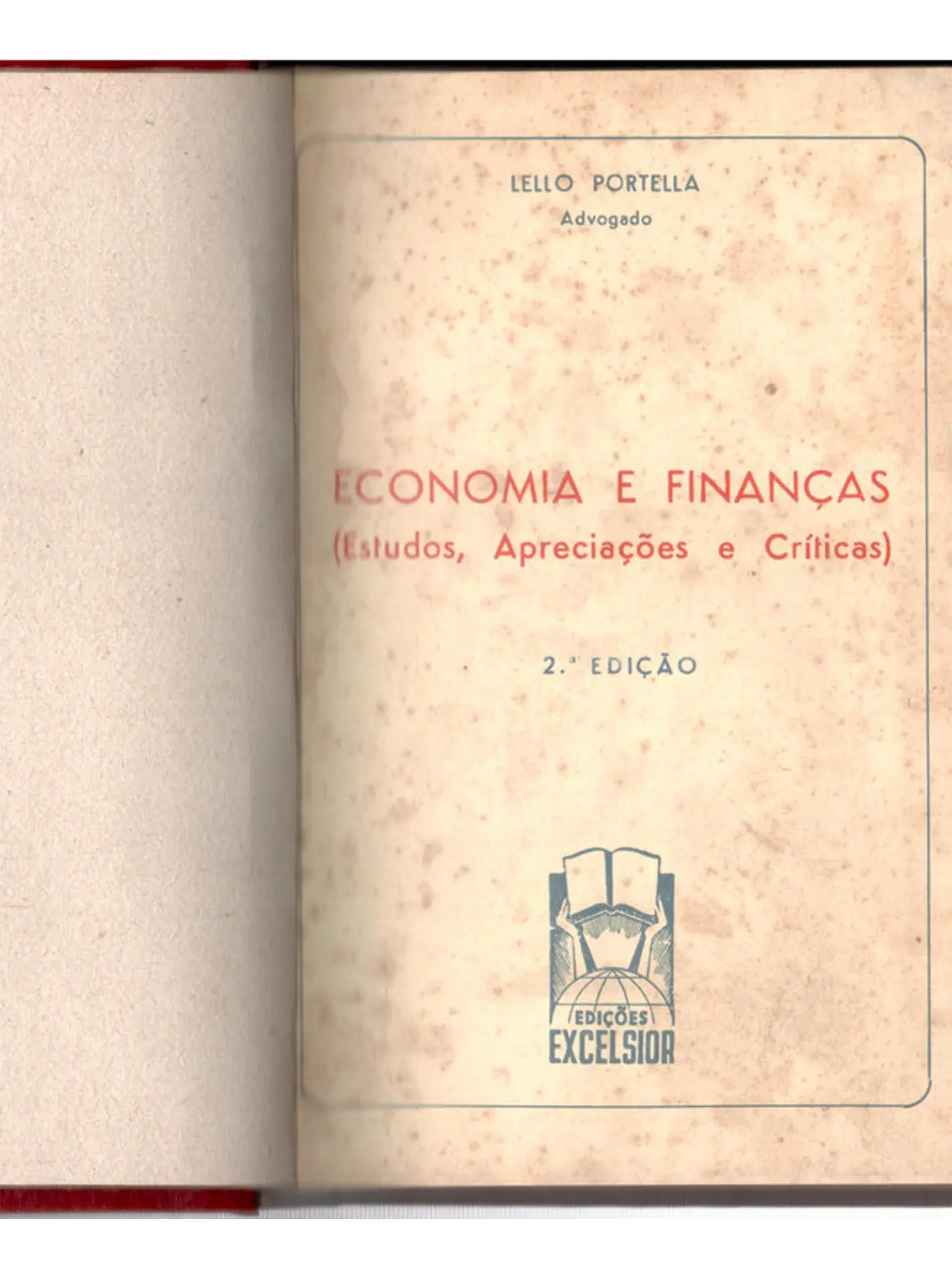 Economia e finanças estudos, apreciações e críticas 1