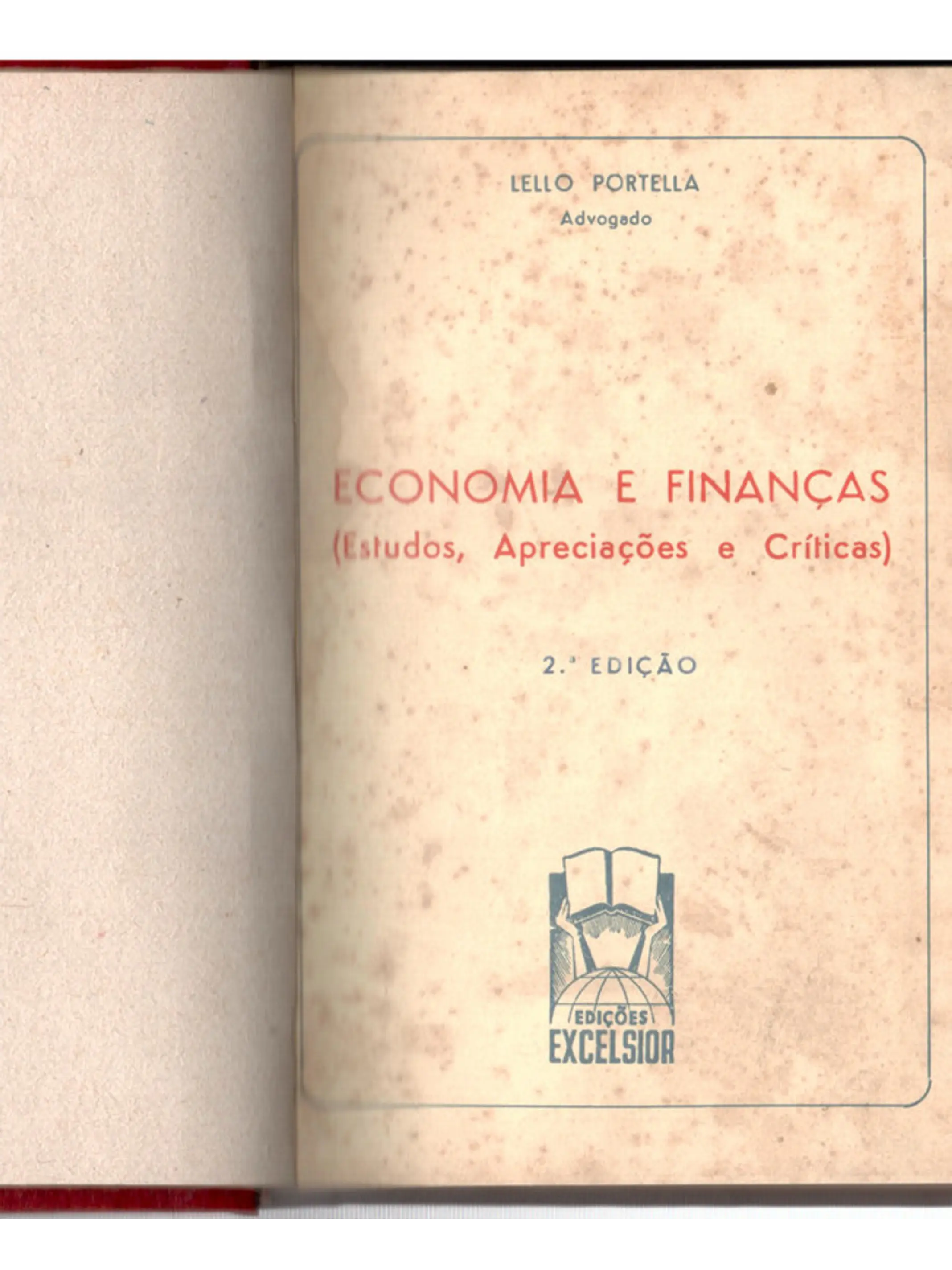 Economia e finanças estudos, apreciações e críticas 1