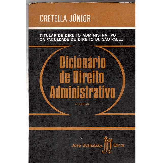 Dicionário de direito administrativo