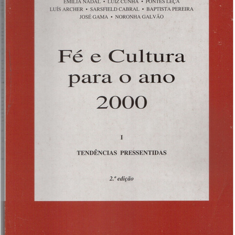 Fé e cultura para o ano 2000 1