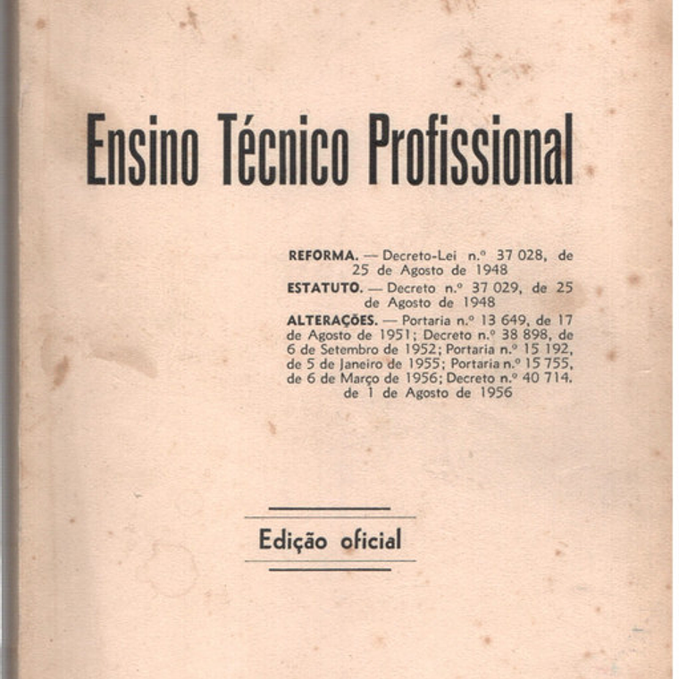 Ensino técnico profissional 1