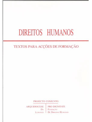 Direitos humanos textos para ações de formação