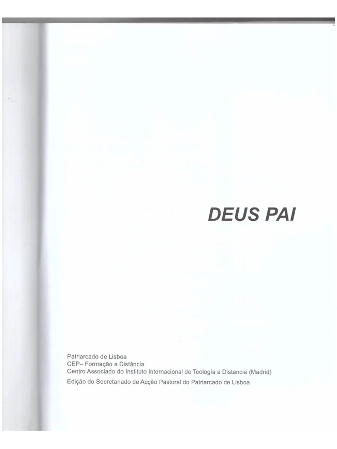 Deus Pai, Patriarcado de Lisboa 1