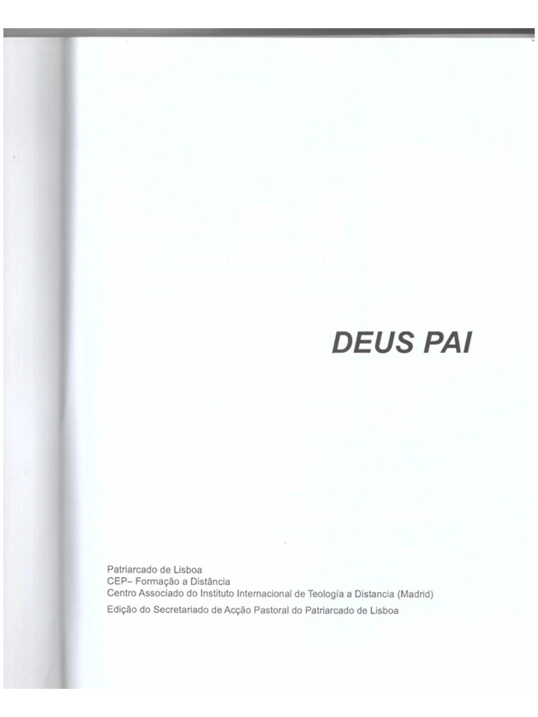 Deus Pai, Patriarcado de Lisboa 1