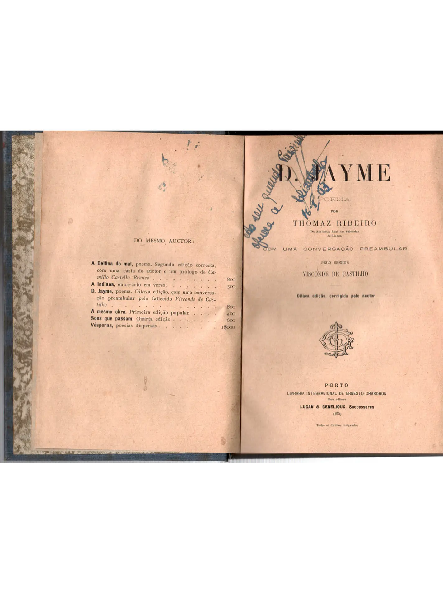 D. Jayme, poema 1