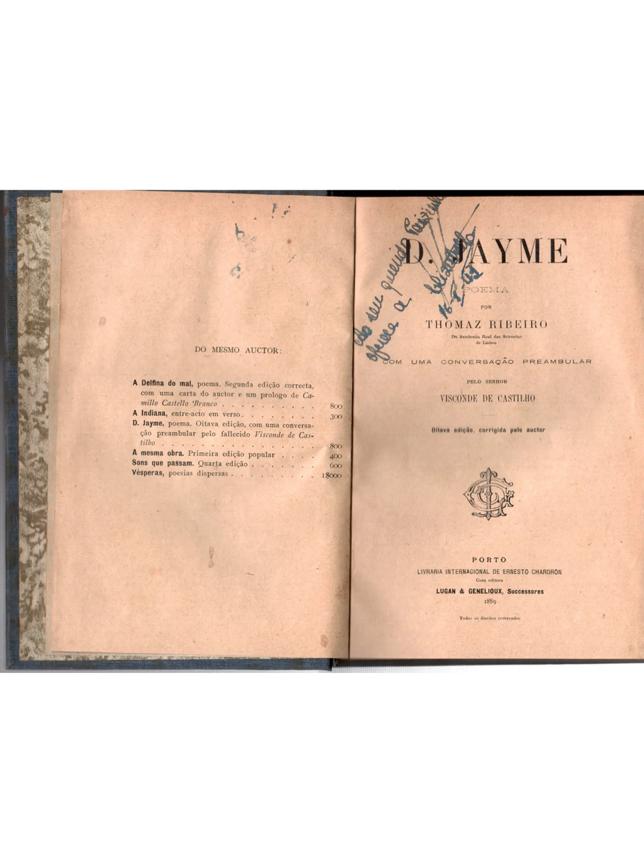 D. Jayme, poema 1