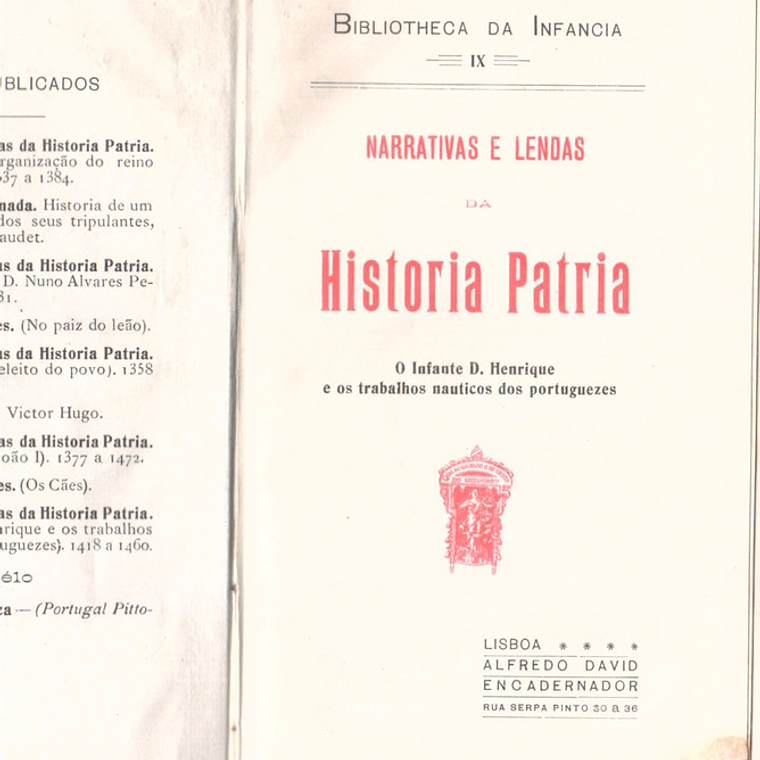 Narrativas e lendas da história pátria 1