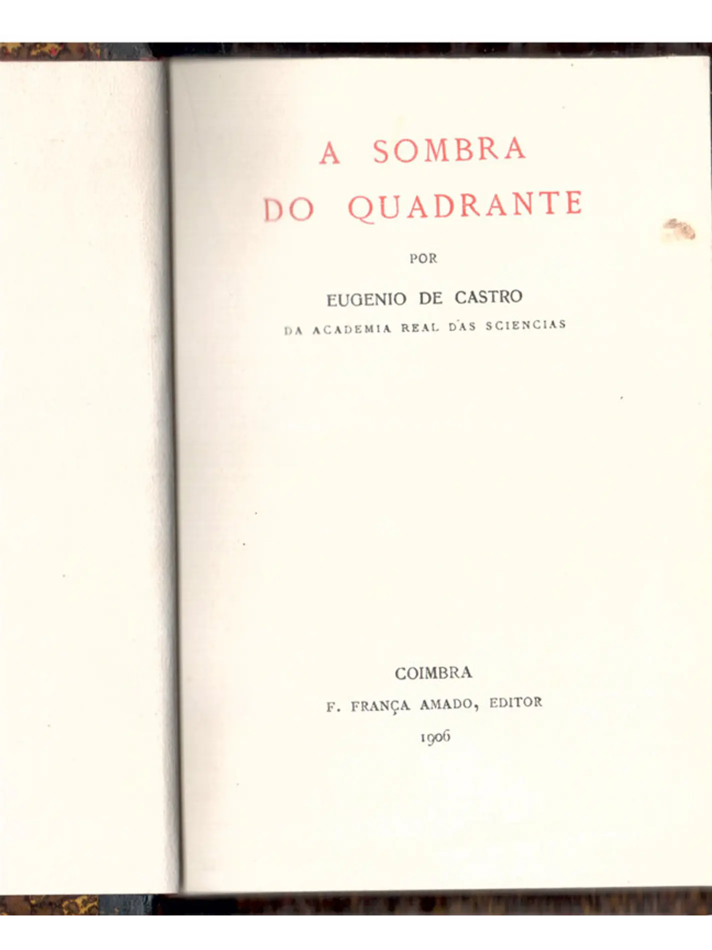 A sombra do quadrante 1