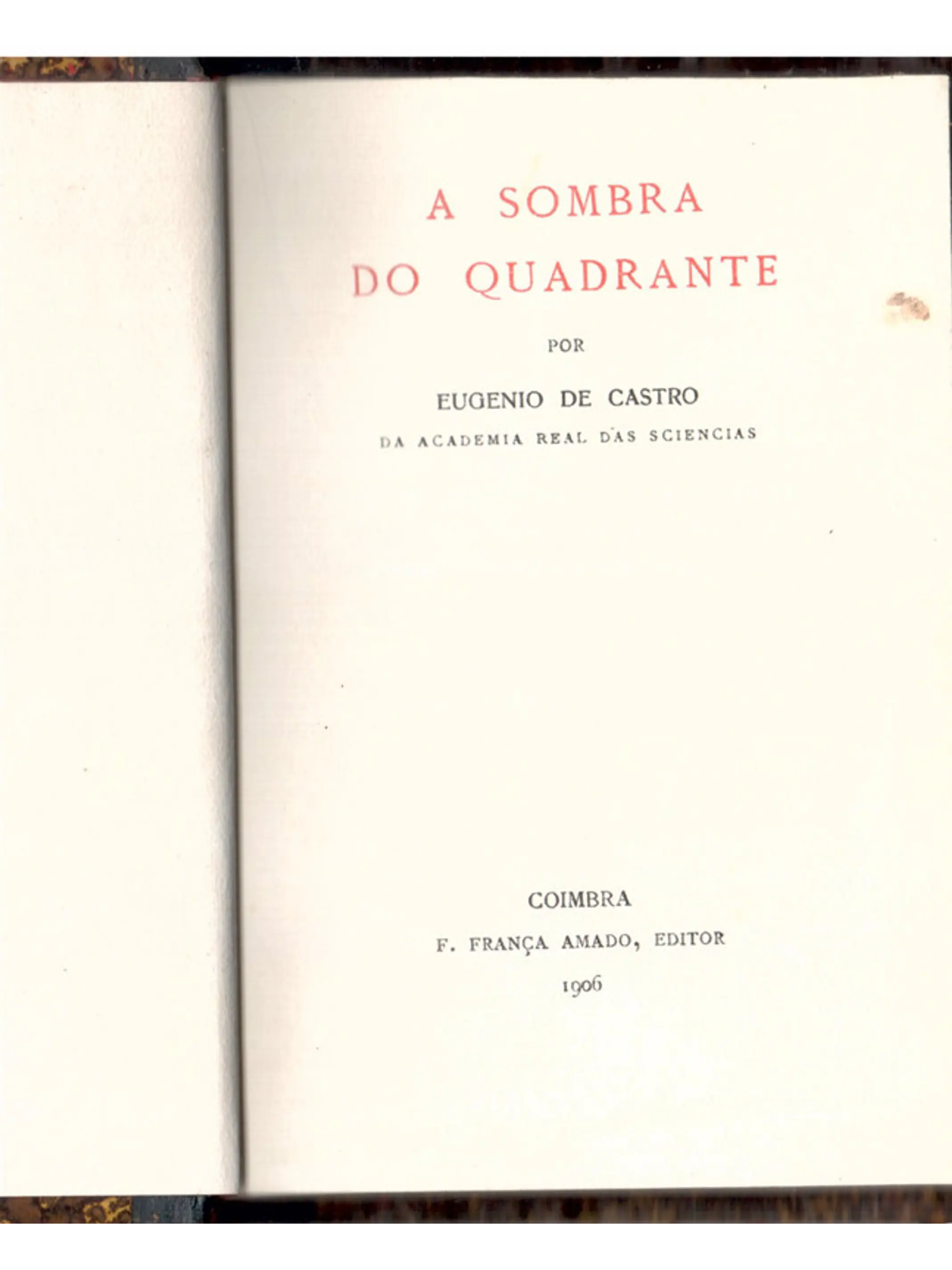 A sombra do quadrante 1