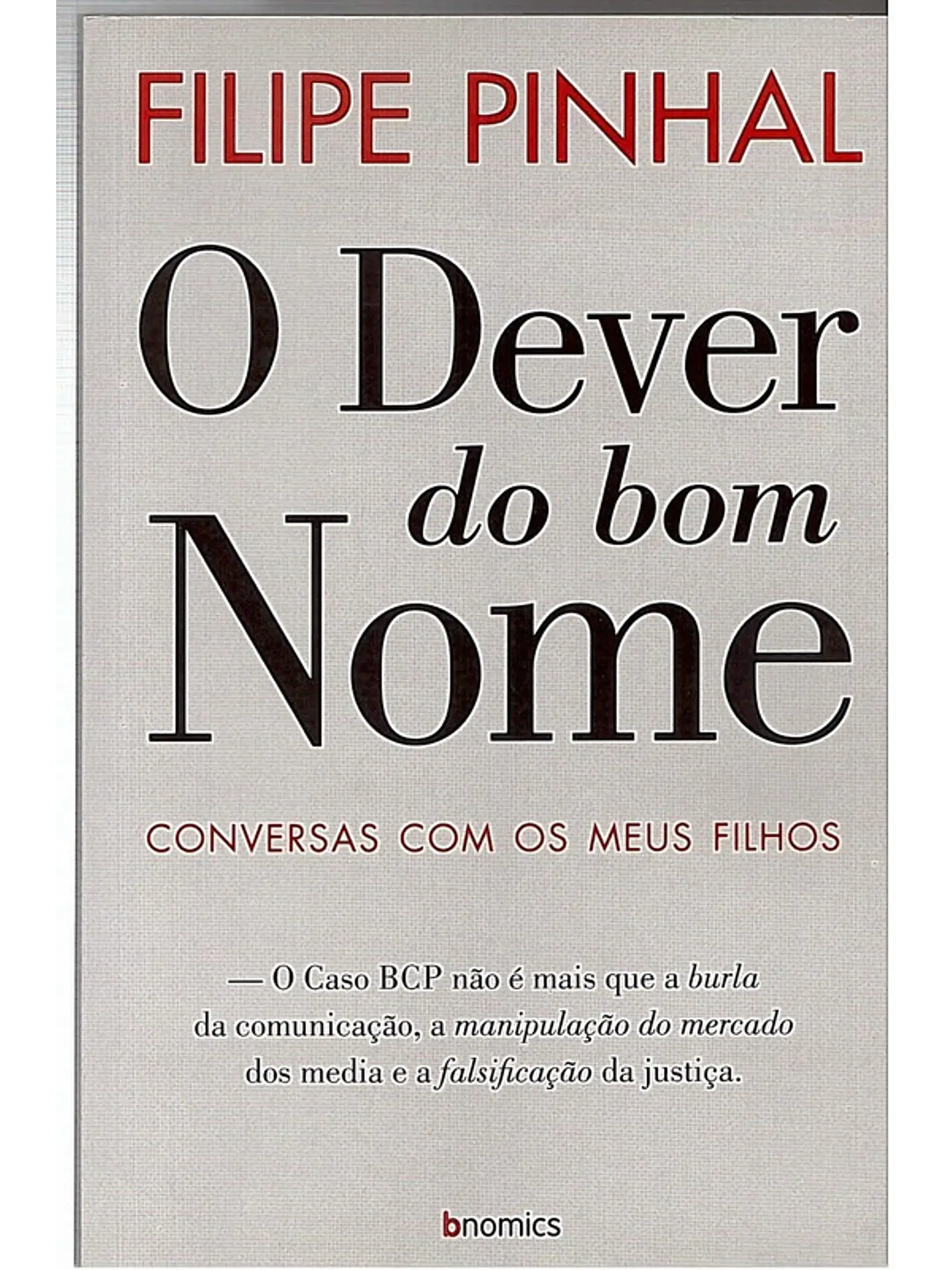 O dever do bom nome 1