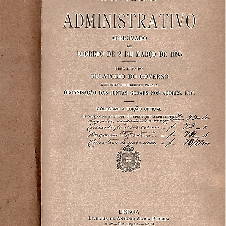Codigo administrativo 1