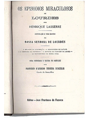 Os episodios miraculosos de Lourdes