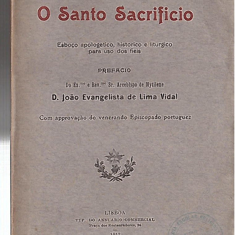 O santo sacrifício 1