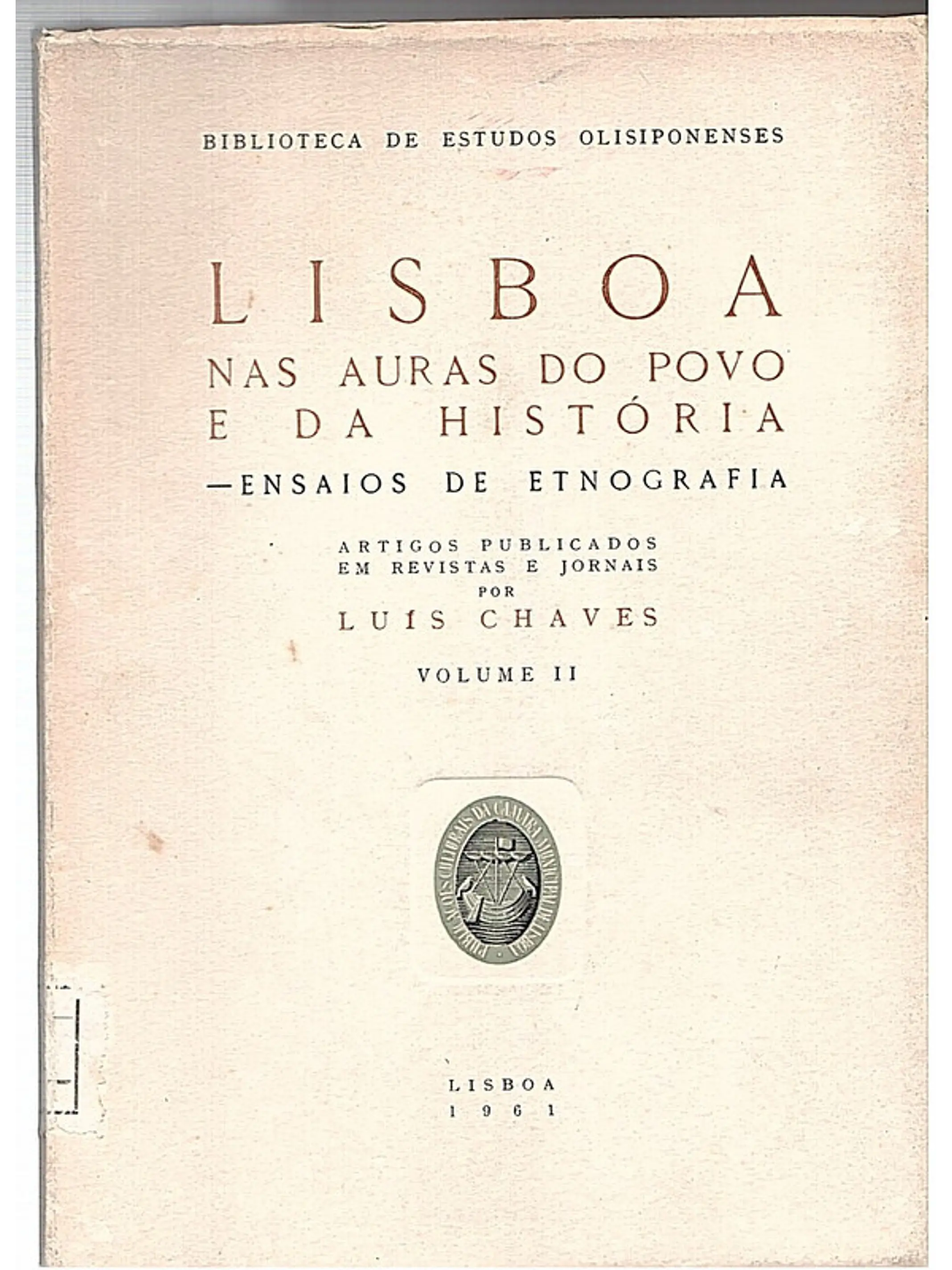 Lisboa nas auras do povo e da história 1