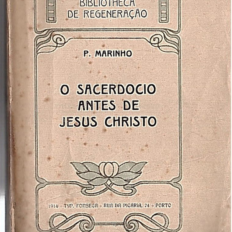 O sacerdócio antes de Jesus Christo 1