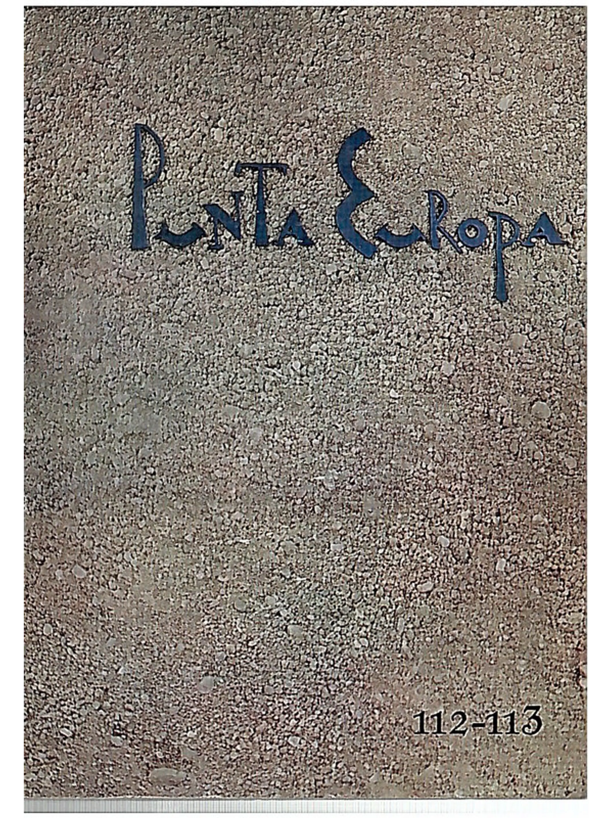 Punta Europa - numero 112 - 113 1
