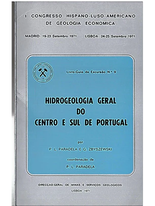 Hidrogeologia geral do centro e sul de Portugal
