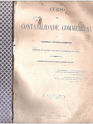 Curso de contabilidade commercial