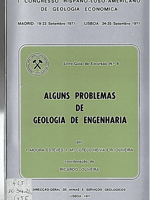 Alguns problemas de geología da engenharia