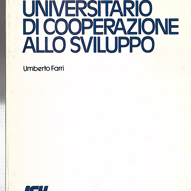 Un metodo universitário di cooperazione alio sviluppo 1