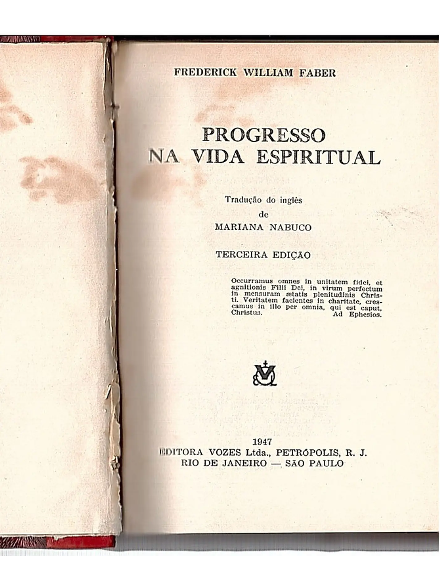 Progresso na vida espiritual 1