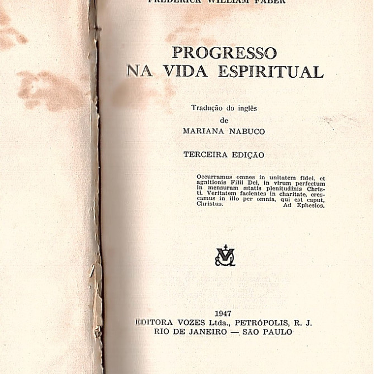 Progresso na vida espiritual 1