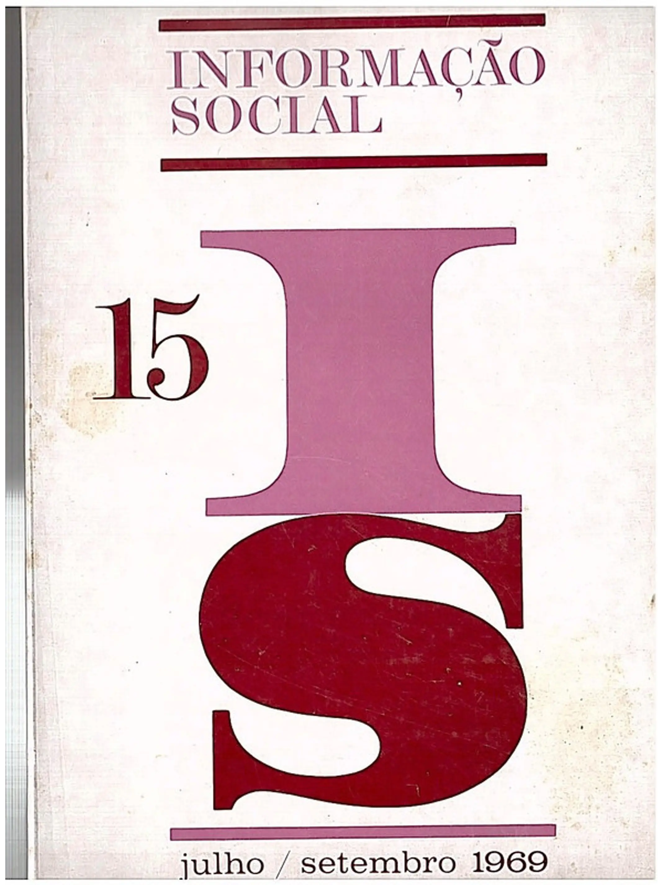 Publicação sobre Informação social set 1969 1