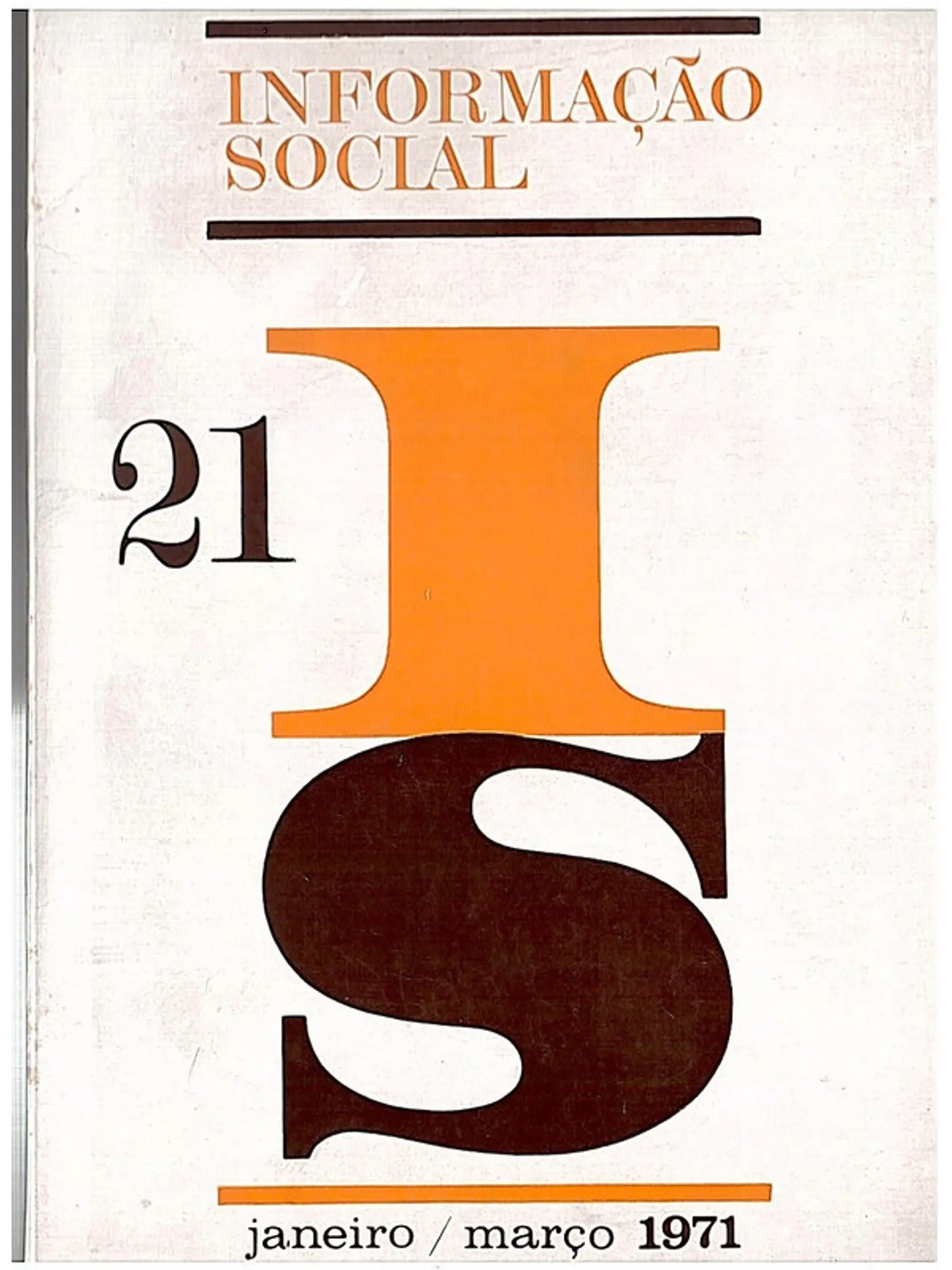 Publicação sobre Informação social mar 1971 1