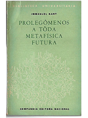 Prolegômenos a toda metafisica futura
