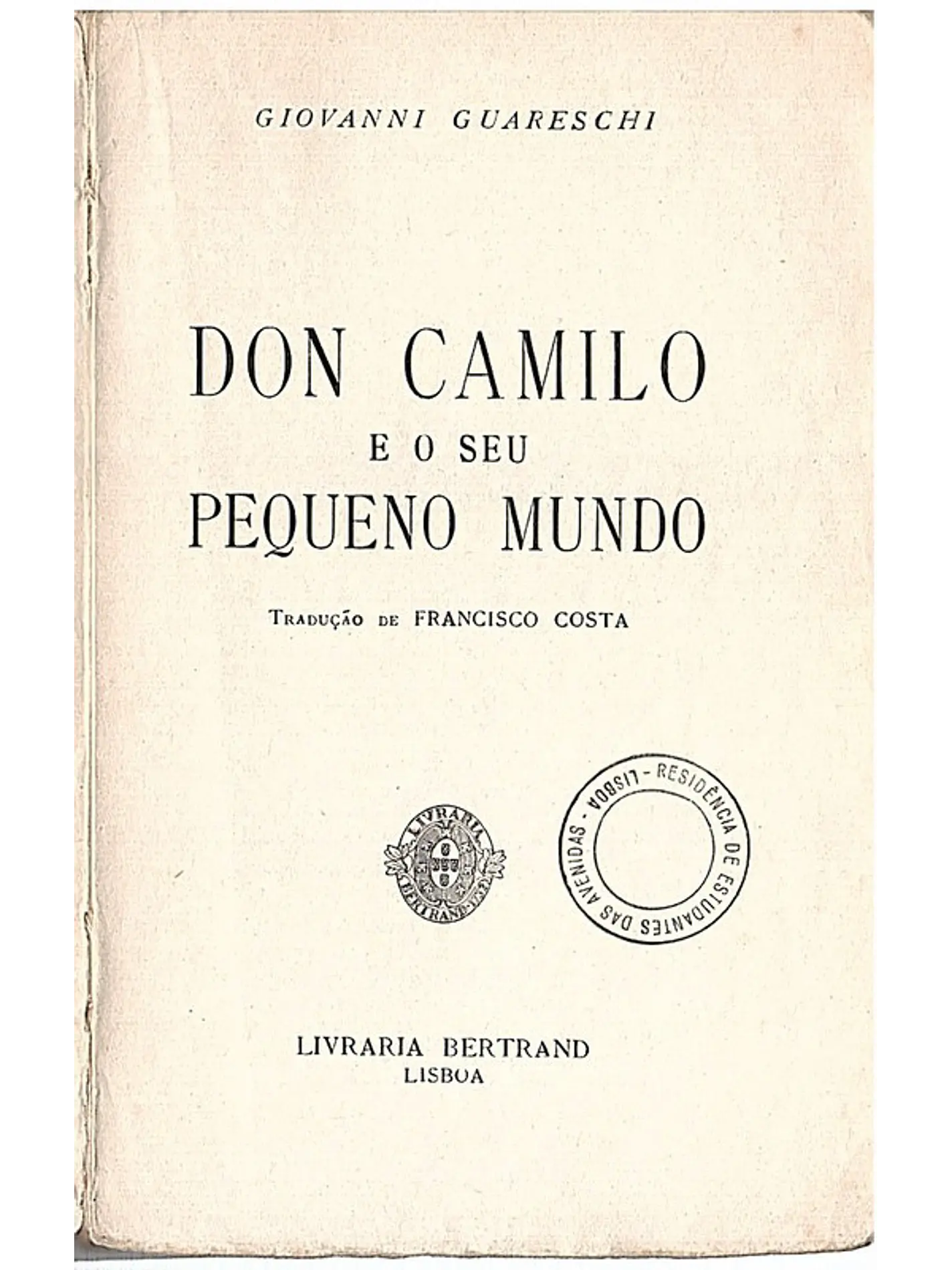 Dom Camilo e o seu pequeno mundo 1