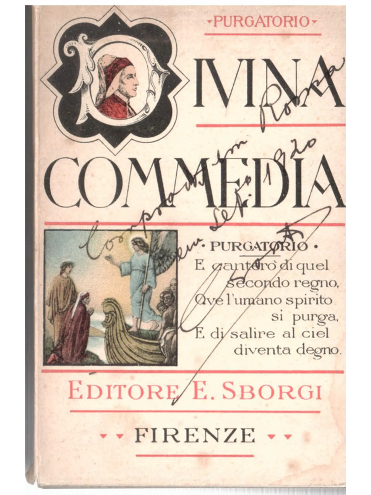 Postais ilustrados - Divina comédia - Purgatório 1