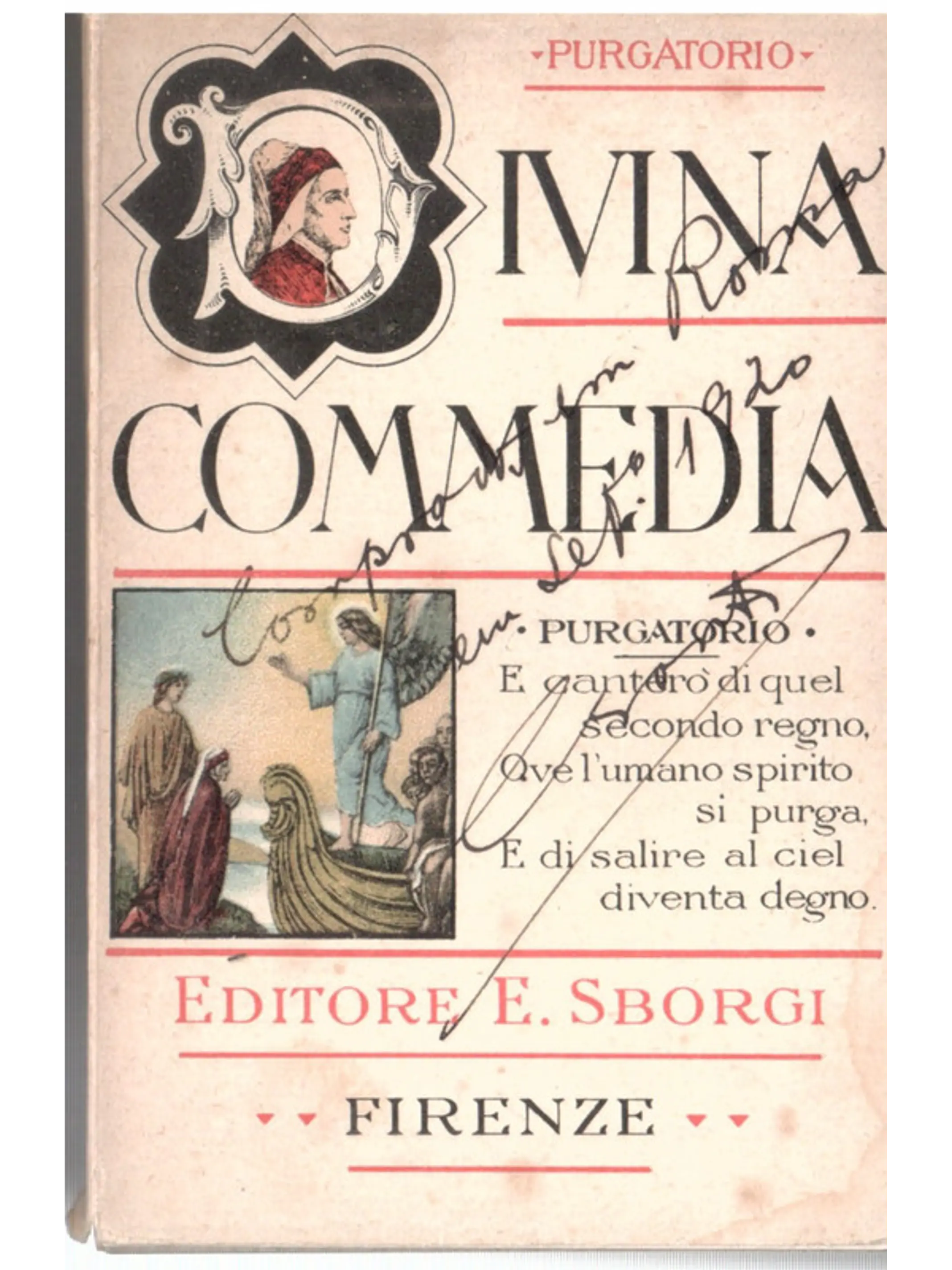 Postais ilustrados - Divina comédia - Purgatório 1