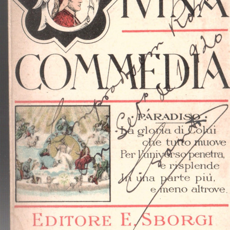 Postais ilustrados - Divina comédia - Paraíso 1