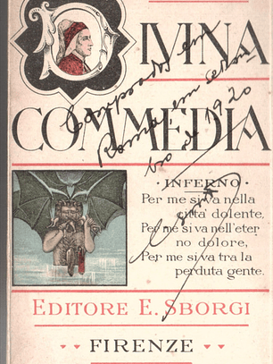 Postais ilustrados - Divina comédia - Inferno