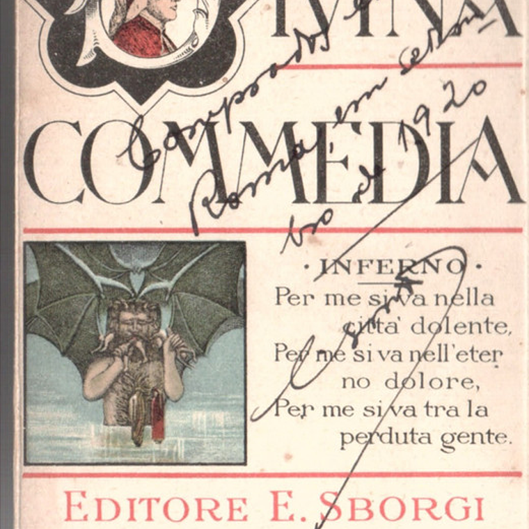 Postais ilustrados - Divina comédia - Inferno 1