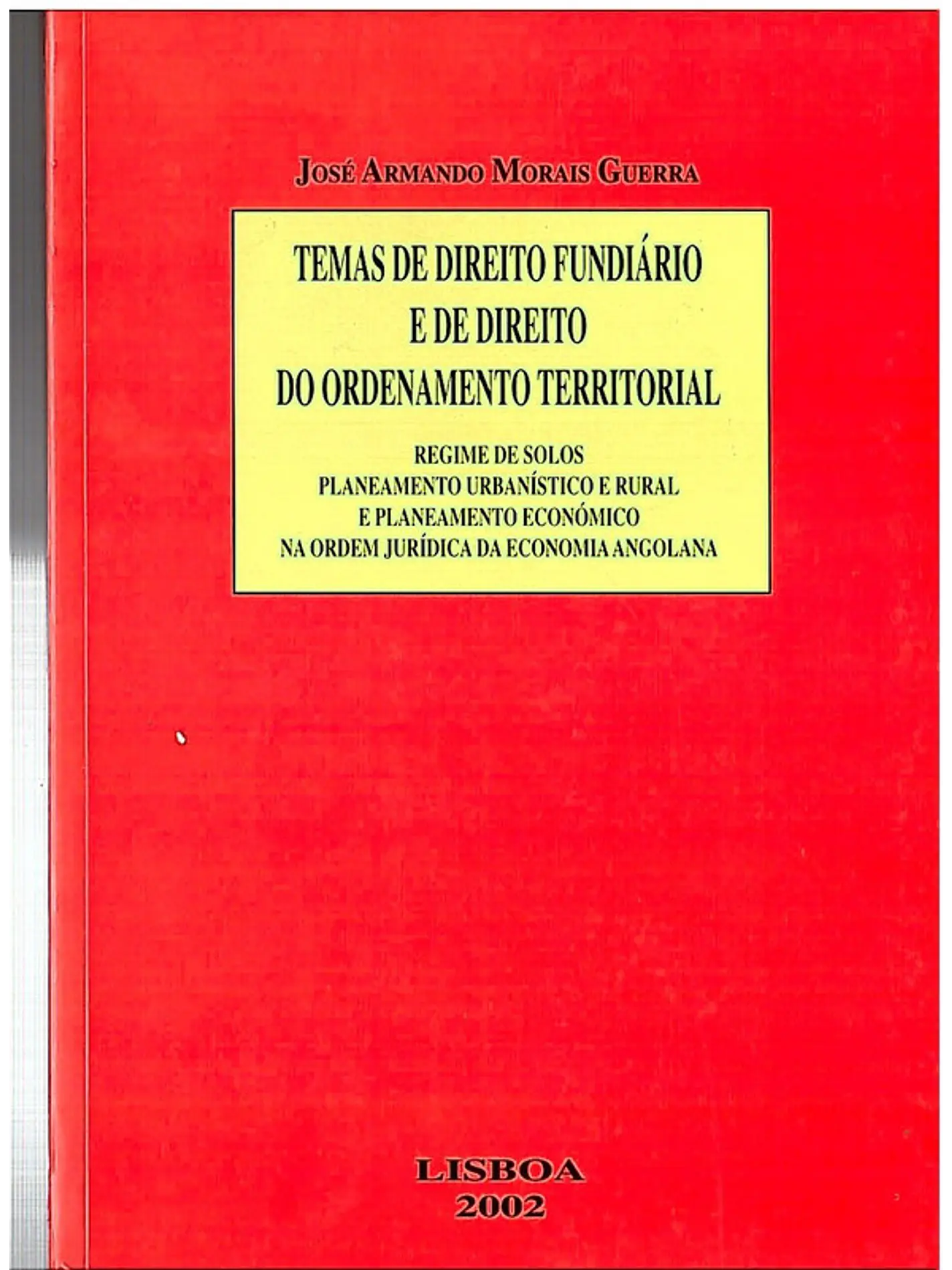Temas de direito fundiário e de direito do ordenamento territorial 1