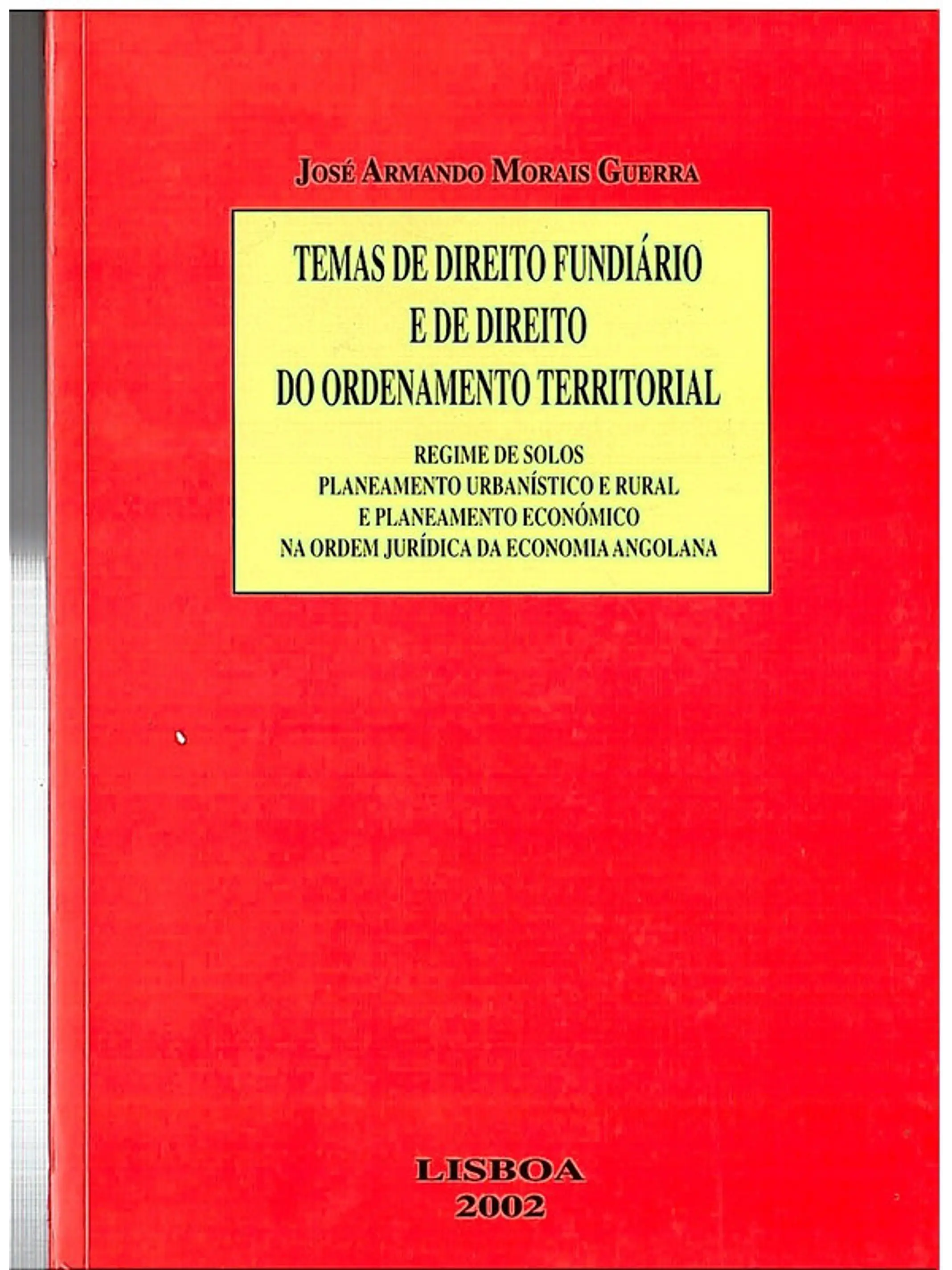 Temas de direito fundiário e de direito do ordenamento territorial 1