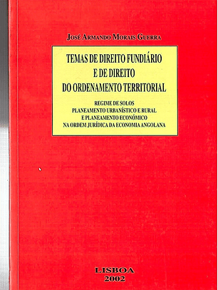 Temas de direito fundiário e de direito do ordenamento territorial