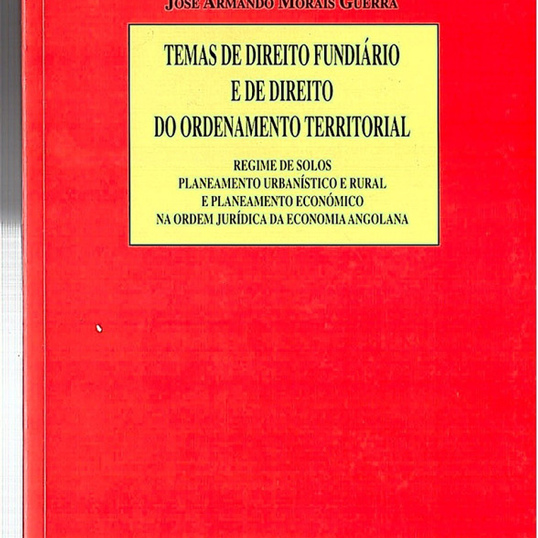 Temas de direito fundiário e de direito do ordenamento territorial 1