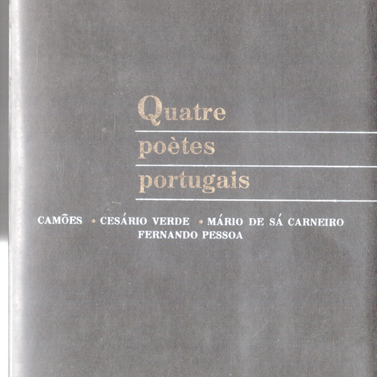 Quatre poetes portugais 1