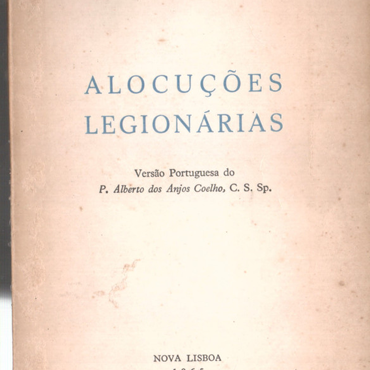 Alocuções legionárias 1