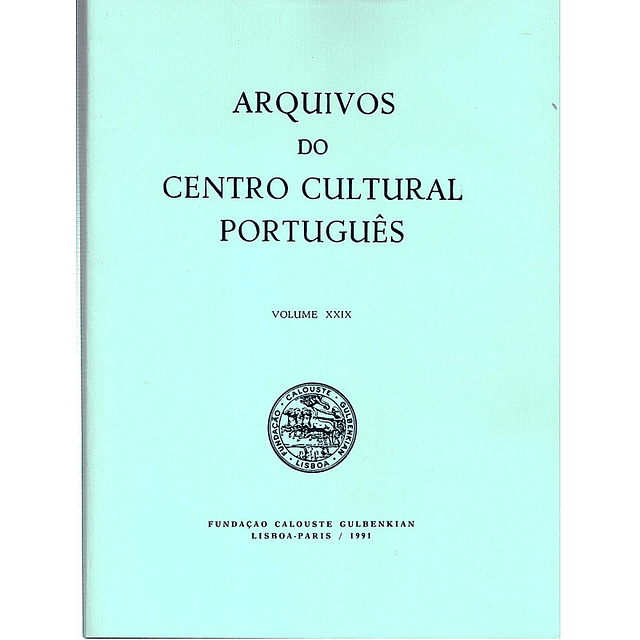 Arquivos do centro cultural português - Volume 29