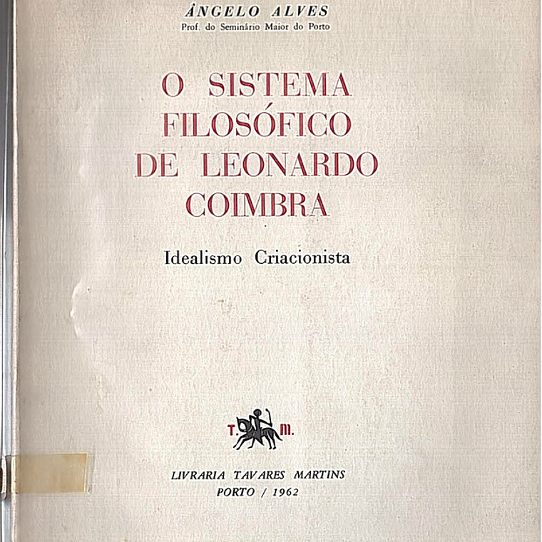 O sistema filosófico de Leonardo Coimbra 1