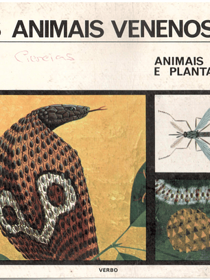 Os animais venenosos, animais e plantas