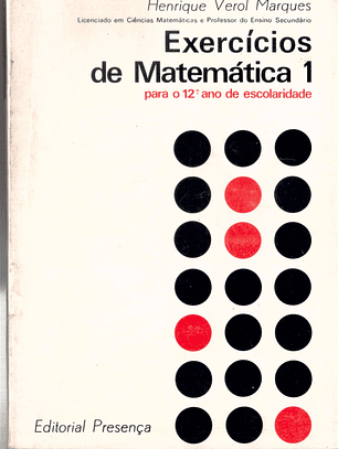 Exercícios de matemática um para o 12° ano de escolaridade