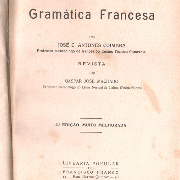 Compêndio da gramática francesa 1
