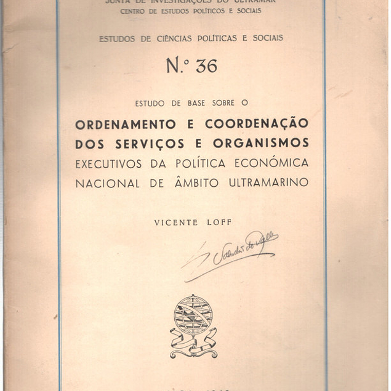 Estudo de base sobre o ordenamento e coordenação dos serviços e organismos 1