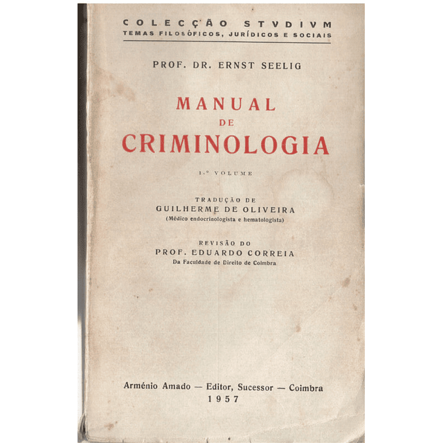 Manual de criminologia